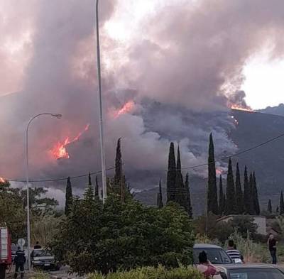 Ενεργοποιήθηκε το 112 στην Ανω Μεσσηνία - Εντολή εκκένωσης σε Δεσύλλα, Παραπούγκι και Καρνάσι