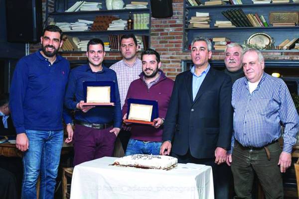 Η Συντεχνία Αρτοποιών Μεσσηνίας τίμησε τους Σείριο Καίσαρη και Στάθη Μελτίνο