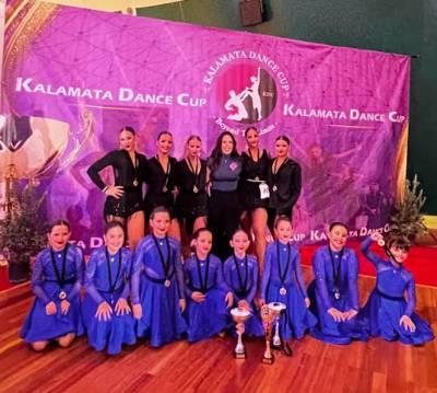 Σχολή χορού &quot;Vive Bailando&quot;: Διακρίσεις στο &quot;Kalamata Dance Cup&quot;