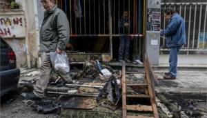 Ανάληψη ευθύνης για την εμπρηστική επίθεση στα γραφεία του ΣΥΡΙΖΑ στα Πατήσια
