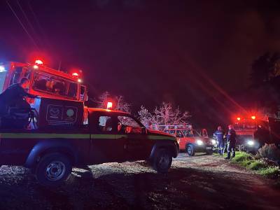 Μεσσηνία: Πυρκαγιά στην περιοχή της Αράχωβας στον Ταΰγετο