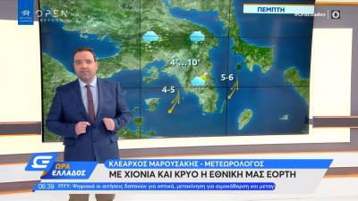 Kαιρός: Σύννεφα και κρύο την 25η Μαρτίου