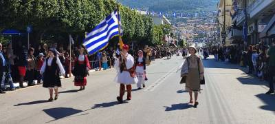 Ο εορτασμός της 25ης Μαρτίου στην Κυπαρισσία (βίντεο-φωτογραφίες)