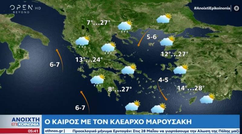 Καιρός: Ηλιοφάνεια στις περισσότερες περιοχές (Βίντεο)