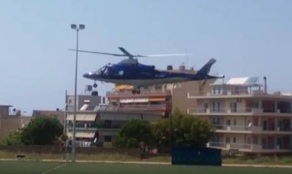 Αεροδιακομιδή ασθενούς από την Κυπαρισσία στην Αθήνα (βίντεο)