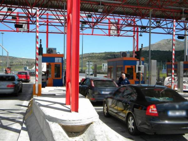 Από σήμερα οι μικρές αυξήσεις στα διόδια του αυτοκινητοδρόμου Κόρινθος – Τρίπολη - Καλαμάτα