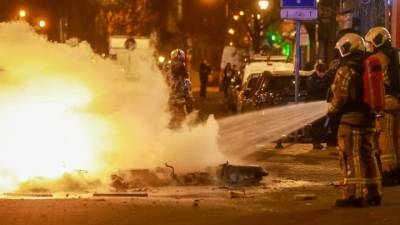 Δύο νεκροί από πυρκαγιά σε εργοτάξιο στις Βρυξέλλες (βίντεο)