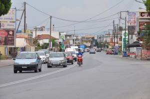 Αυξημένη κίνηση στους δρόμους της Καλαμάτας