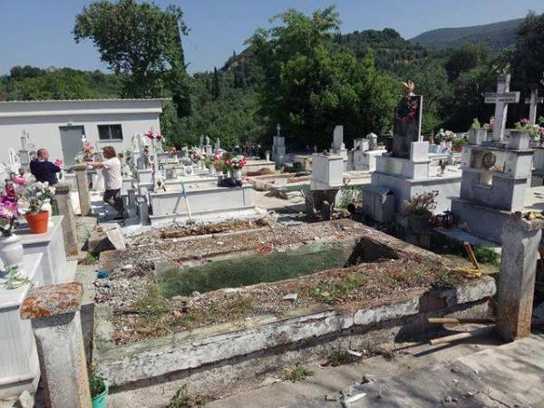 Μεσσηνία: Αναστάτωση στη Θουρία από εκταφές στο νεκροταφείο