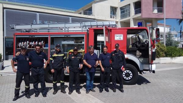 Δώρισαν πυροσβεστικό όχημα στο Δήμο Μεσσήνης (βίντεο)