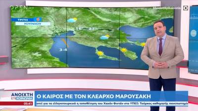Καιρός 06/06/2023: Μονοπωλούν το ενδιαφέρον οι βοριάδες