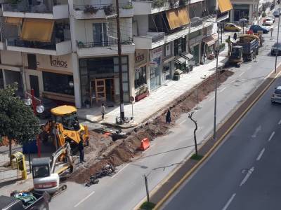 Καλαμάτα: Μπήκαν στην Βασ. Γεωργίου τα έργα ύδρευσης