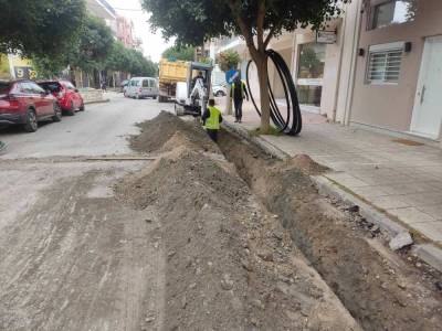 Αντικατάσταση δικτύου ύδρευσης στην Δημοσθένους