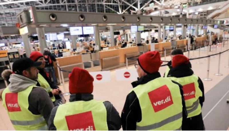 Γερμανία: Ακυρώνονται εκατοντάδες πτήσεις λόγω απεργιακών κινητοποιήσεων