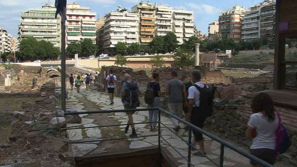 Ομάδα Ιταλών ξεκινά να βαδίζει στα χνάρια της αρχαίας Εγνατίας Οδού