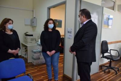 Ο Βασιλόπουλος στο Κέντρο Συμβουλευτικής Γυναικών του Δήμου Καλαμάτας