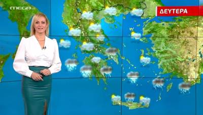 Άστατος ο καιρός της Δευτέρας - Αναλυτική πρόγνωση (Βίντεο)
