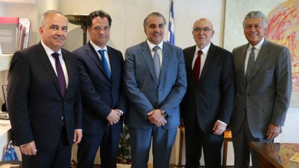 Η υπογραφή επενδυτικής συμφωνίας μεταξύ Ελλάδας-Κατάρ στις επαφές Γεωργιάδη