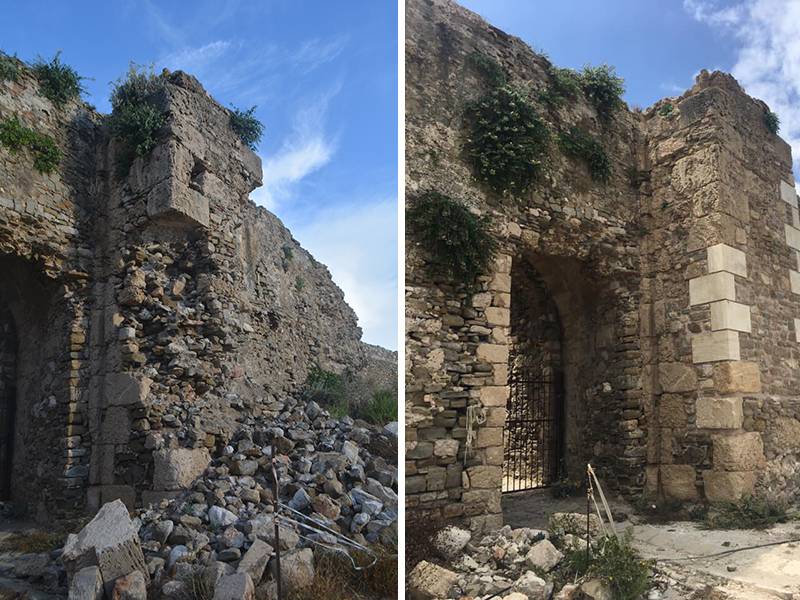 Κάστρο Μεθώνης: Αψογη αποκατάσταση της Porta del Mandrachio