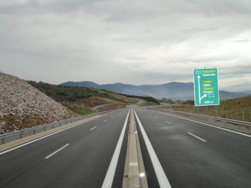 Μεσσηνία: Κλειστός για 2 μέρες ο αυτοκινητόδρομος στην Τσακώνα