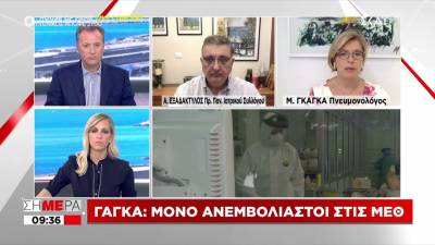 Εξαδάκτυλος: Μόνο ανεμβολίαστοι σε ΜΕΘ - Τι θα γίνει με μουσική σε εστίαση (Βίντεο)