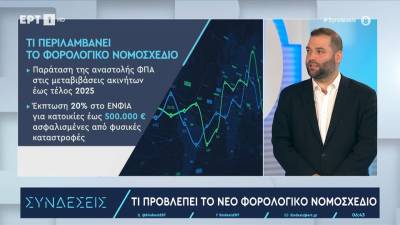 Σήμερα προς διαβούλευση το νέο φορολογικό - Τι προβλέπει