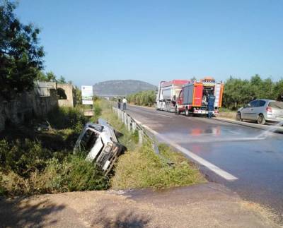 Τραυματισμός σε τροχαίο στους Γαργαλιάνους