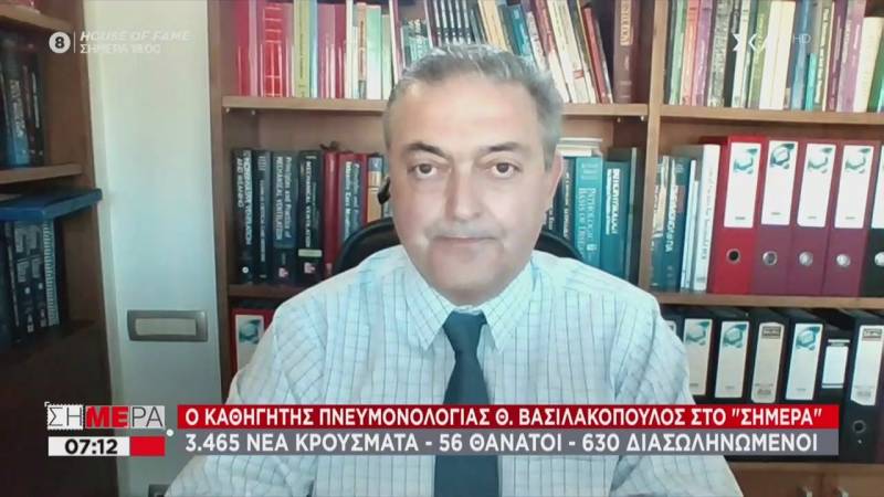 Βασιλακόπουλος: Να ανοίξουν καφέ, εστιατόρια – Άλλη χώρα η Ελλάδα σε 2 μήνες, δεν βλέπω 4ο κύμα (Βίντεο)