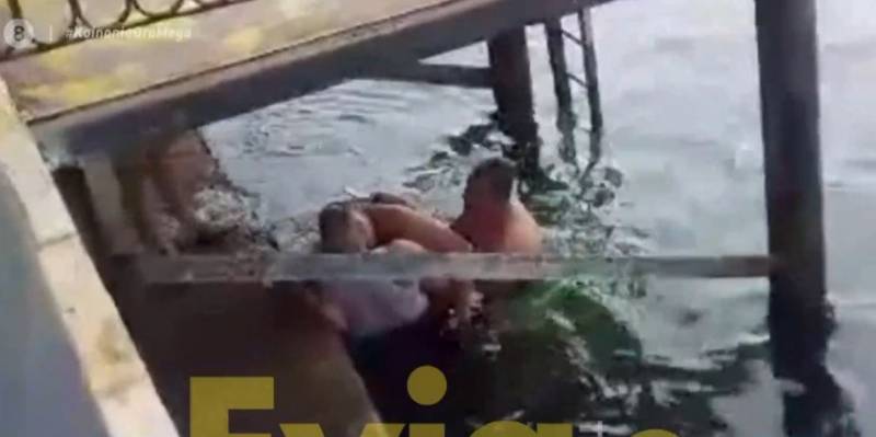 Εύβοια: Αγωνία για τον 25χρονο που τραυματίστηκε στον αυχένα - Βούτηξε να πιάσει τον σταυρό (Βίντεο)