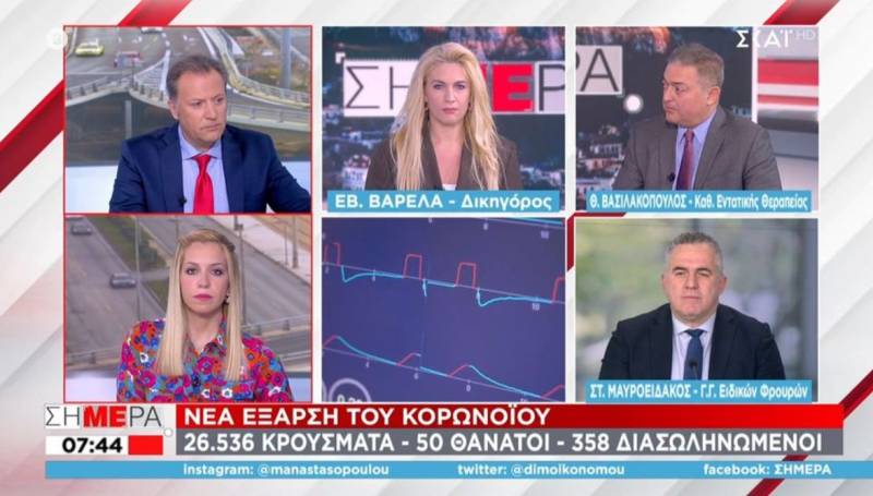 Βασιλακόπουλος: 30% - 50% πιο μεταδοτική η Όμικρον 2 - Θα πληρώσουμε μεγαλύτερο φόρο θανάτων (Βίντεο)