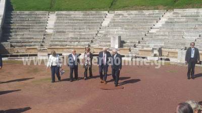 Στην Αρχαία Μεσσήνη ξεναγήθηκε ο Πρόεδρος της Γερμανίας (φωτογραφίες)