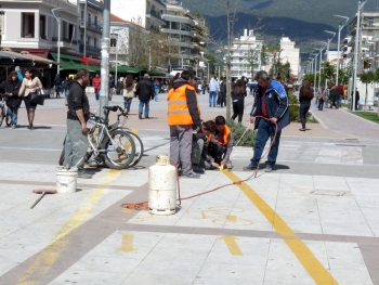 Εσβησαν τον ποδηλατόδρομο