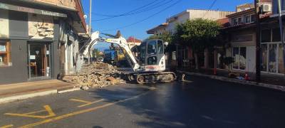 Ξεκίνησαν οι εργασίες για το Open Mall στην Κυπαρισσία