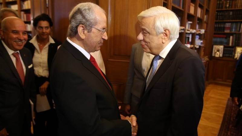 Συνάντηση του Προκόπη Παυλόπουλου με τον Πρόεδρο των Εκπροσώπων του Λαού της Τυνησίας