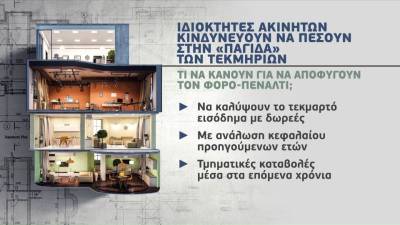 Ιδιοκτήτες ακινήτων κινδυνεύουν να πέσουν στην «παγίδα» των τεκμηρίων (βίντεο)