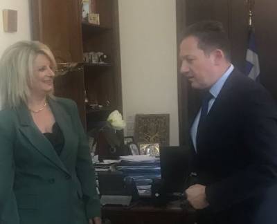 Δήμος Οιχαλίας: Γεωργακοπούλου σε Πέτσα για χρηματοδοτήσεις έργων