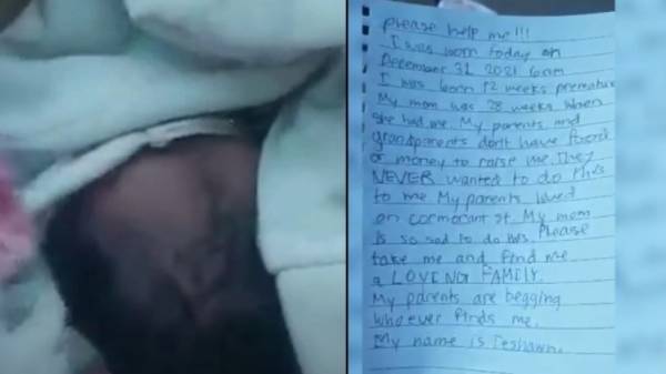 Αλάσκα: Νεογέννητο βρέθηκε εγκαταλελειμμένο στους -12 βαθμούς μαζί με ένα απελπισμένο γράμμα (Βίντεο)