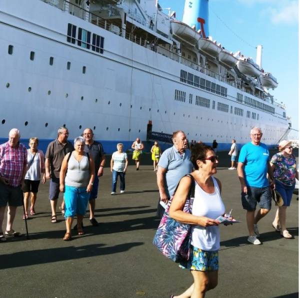 1.230 τουρίστες με κρουαζιερόπλοιο χθες στην Καλαμάτα