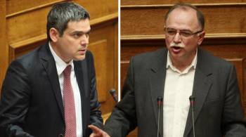 Καραγκούνης: Είστε 70% ΝΔ - Παπαδημούλης: Είστε αδιόρθωτοι