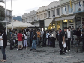 Στους &quot;Αγανακτισμένους¨οι έμποροι της Καλαμάτας