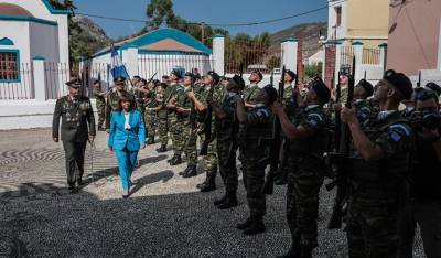 Σακελλαροπούλου: Η Ελλάδα, αν χρειαστεί, θα προασπίσει με αποτελεσματικότητα την εθνική της ακεραιότητά της