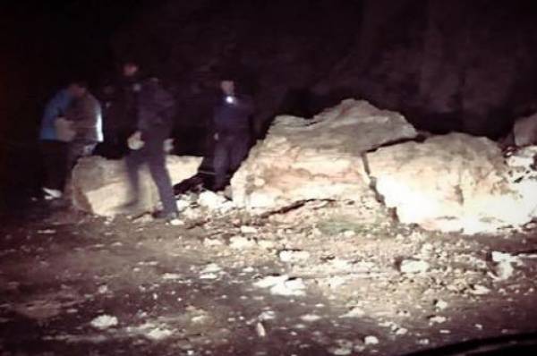Μεγάλη κατολίσθηση στον Ταΰγετο: Βράχοι έκλεισαν την παλιά ΕΟ Καλαμάτας - Σπάρτης