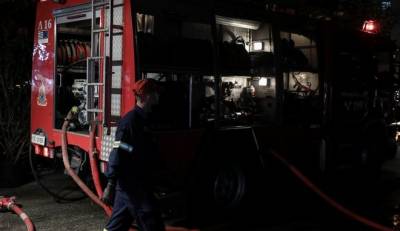 Σε ύφεση η φωτιά στην Παραλία Διστόμου - Καλύτερη εικόνα στο Άγιο Όρος (βίντεο)