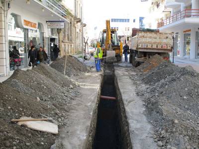 Κλειστή από χθες η Βασ. Κωνσταντίνου (βίντεο)