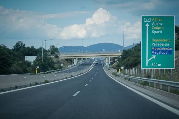Αύξηση κίνησης στον αυτοκινητόδρομο Κόρινθος - Τρίπολη - Καλαμάτα