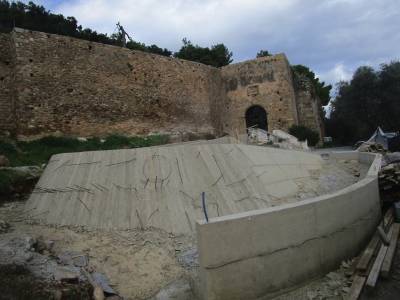 Εργασίες για πρόσβαση ΑμεΑ στο Κάστρο Καλαμάτας
