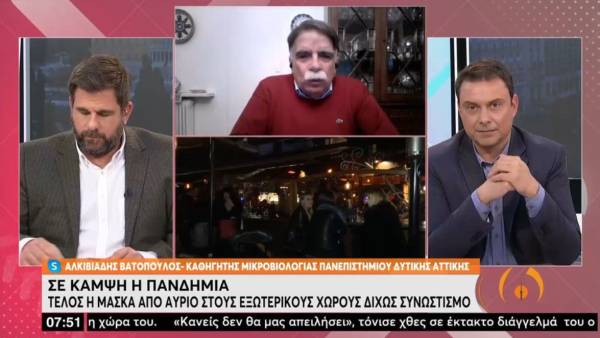 Βατόπουλος: Ο πληθυσμός πλέον είναι σε μεγάλο βαθμό ανοσοποιημένος (Βίντεο)