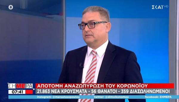 Βασιλακόπουλος: Ανησυχητική η αύξηση των εισαγωγών στα νοσοκομεία (Βίντεο)