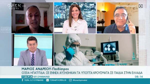 Ο Μάριος Ανδρέου για την οξεία ηπατίτιδα στα παιδιά (βίντεο)