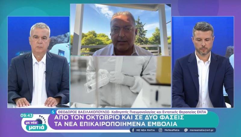 Βασιλακόπουλος: Θα πάμε και σε εισπνεόμενα εμβόλια (Βίντεο)